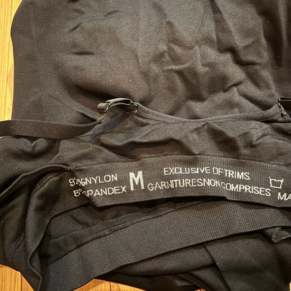 Black Nursing Spaghetti Strap Top - Picture 4 of 4